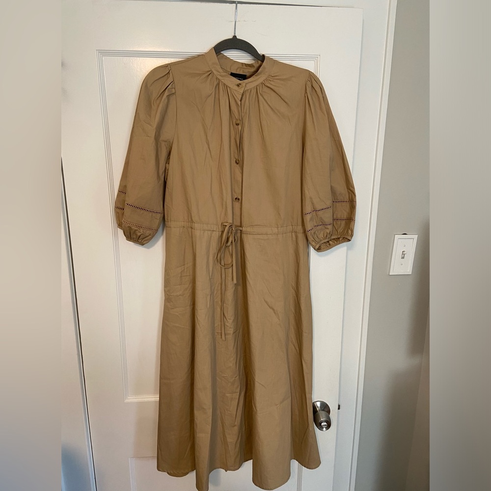 Who What Wear Poplin Maxi Dress